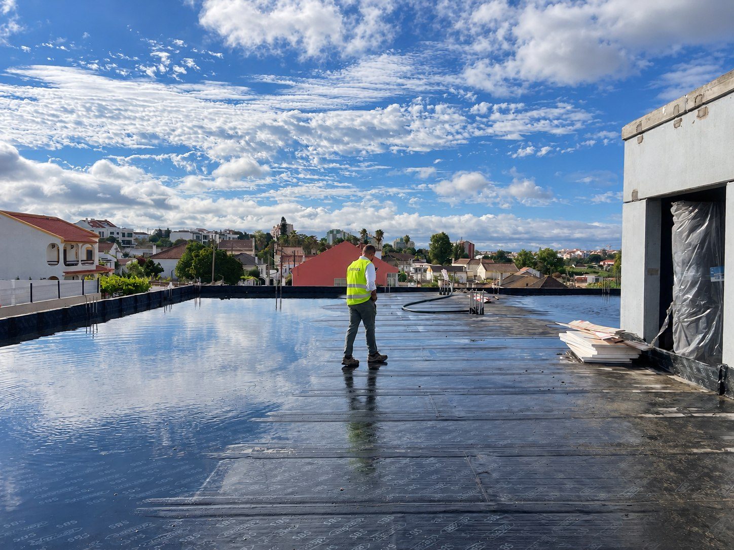 Waterproofing the roof
