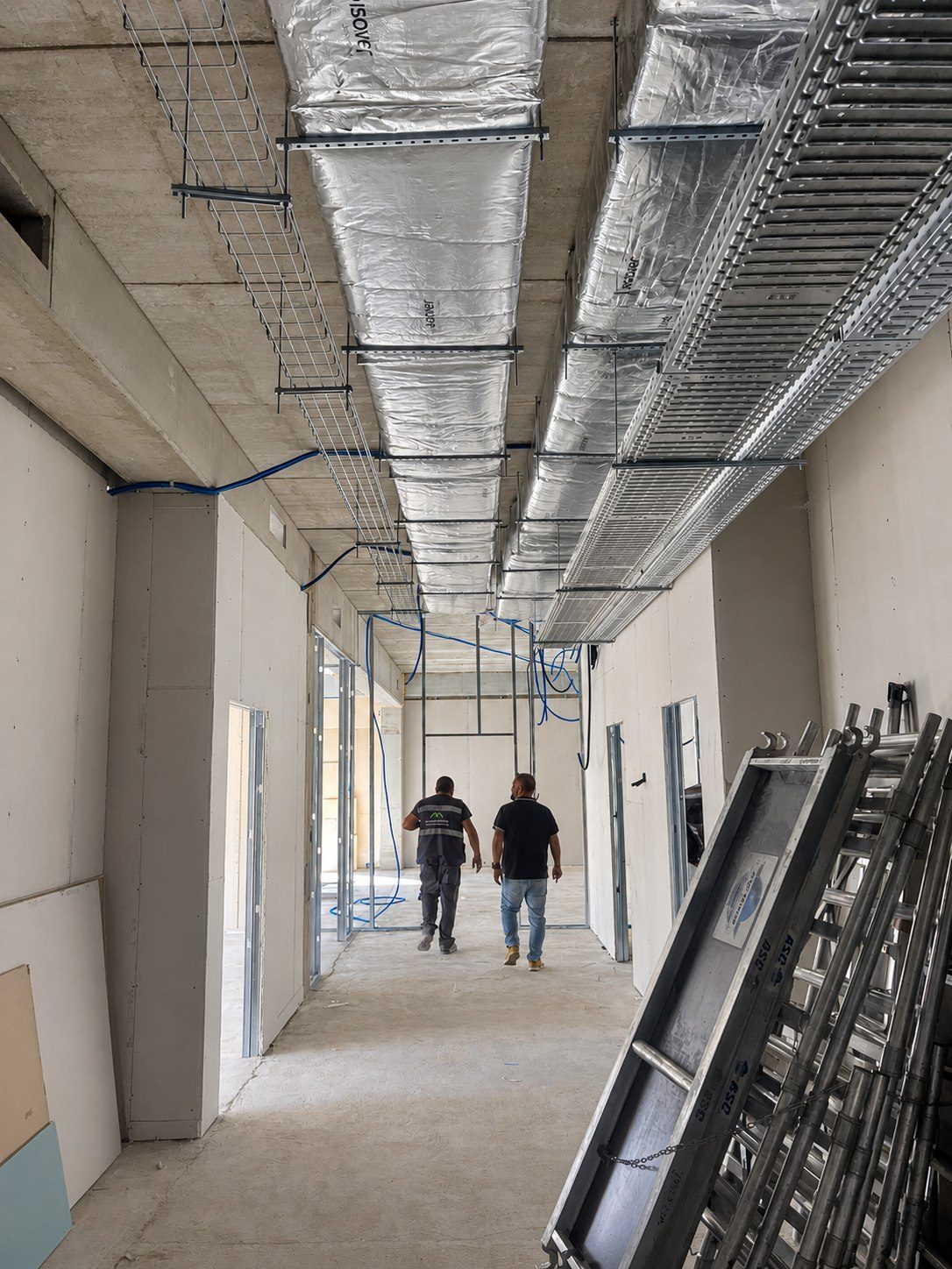 Services running along the corridors